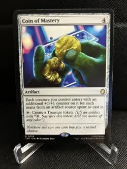 MTG Coin of Mastery, #38 Regular, Commander: Teenage Mutant Ninja Turtles NM - Image 1