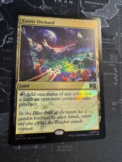 Exotic Orchard - 0241 - NM - Commander: Marvel Super Heroes - MTG - SURGE FOIL - Image 1