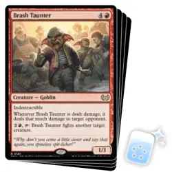 BRASH TAUNTER X4 Duskmourn: House Of Horror: Commander Magic MTG MINT CARD - Image 1