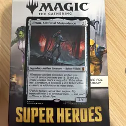 MTG Ultron, Artificial Malevolence 252 Marvel Super Heroes Mythic Rare NM - Image 1
