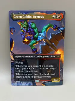 GREEN GOBLIN, NEMESIS (BORDERLESS) 23 MARVEL'S SPIDER-MAN: ETERNAL-LEGAL MTG NM - Image 1