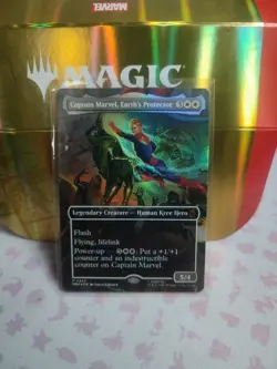 MTG Captain Marvel, Earth's Protector No.342 FOIL MSH English Full Art - Image 1