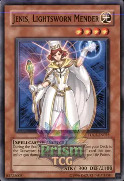Jenis, Lightsworn Mender TDGS-EN025 Yugioh - Image 1