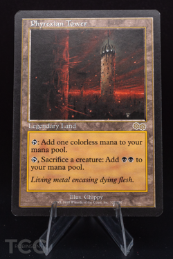 Phyrexian Tower - 1998 Magic the Gathering - Urza's Saga Regular - Image 1