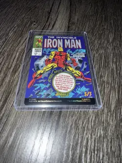 MTG Marvel Super Heroes Tony Stark/The Invincible Iron Man Comic Foil - Image 2