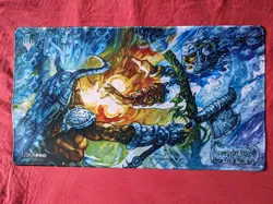 Arcane Denial Stitched MTG Play Mat SIGNED Richard Kane Ferguson Kickstarter - Image 1