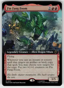 Fin Fang Foom (Extended Art) 411 Marvel Super Heroes Foil MAGIC: THE GATHERING - Image 1
