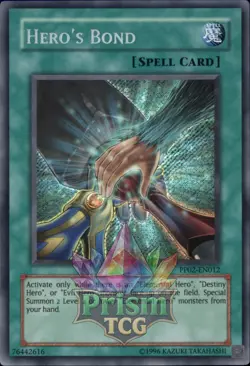 HERO's Bond secret rare PP02-EN012 Yugioh - Image 1