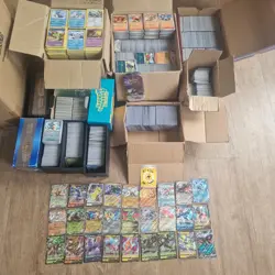 Pokemon TCG Job Lot +15,600 cards EX, V, Reverse, Holos Rare Etc - Image 1