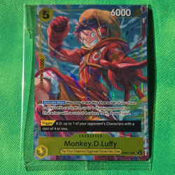 Bandai One Piece Card Game Monkey.D.Luffy OP07-109 Four Emperors SR Holo - Image 1