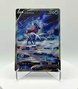 Suicune V GG38/GG70 Crown Zenith Galarian Gallery Ultra Rare Holo Full Art - Image 1