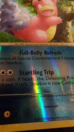 Pokemon TCG Slowbro Undaunted 38/90 Reverse Holo Uncommon - Image 3