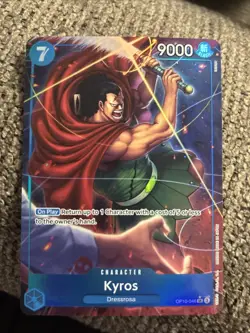 Kyros Alt Art Super Rare One Piece CCG Card OP10-046 - Image 1