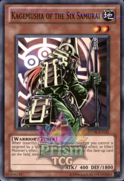 Kagemusha of the Six Samurai STOR-EN025 Yugioh - Image 1