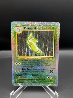 Pokemon Cards: Legendary Collection Reverse Holo: Metapod 54/110 LP+ - Image 1
