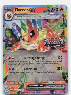 Flareon ex - (Prismatic Stamp) Promo Miscellaneous Cards & Products 014/131 NM - Image 1