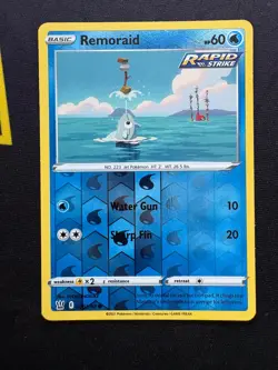 Remoraid 036/163 Common RH SWSH5 Battle Styles Pokemon Card Near Mint/Mint - Image 1