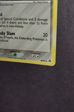 Lairon Reverse Holo STAMP - 2006 Pokemon Card EX Legend Maker 38/92 - Image 2