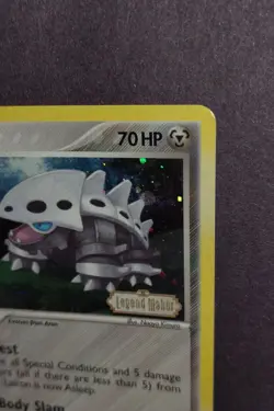 Lairon Reverse Holo STAMP - 2006 Pokemon Card EX Legend Maker 38/92 - Image 4