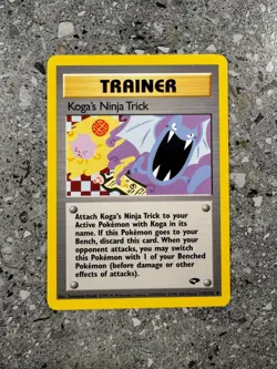 Pokemon TCG Cards Koga's Ninja Trick 115/132 Gym Challenge Uncommon NM - Image 1