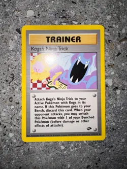 Pokemon TCG Cards Koga's Ninja Trick 115/132 Gym Challenge Uncommon NM - Image 3
