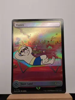 Wastes (795) - Full Art (Rainbow Foil) - Secret Lair MTG - Image 1