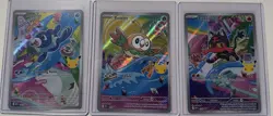 Pokemon TCG First Partner Illustration Collection Series 1 Gen 7 Alola Starters - Image 1