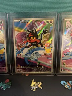 Pokemon TCG First Partner Illustration Collection Series 1 Gen 7 Alola starters - Image 3