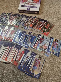 Topps Chrome Premier League Bundle Over 110 Cards - Image 2