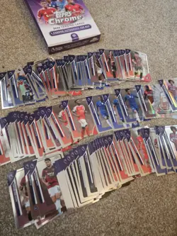 Topps Chrome Premier League Bundle Over 110 Cards - Image 3