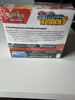 Pokemon TCG Scarlet & Violet Surging Sparks Booster Box 36 Packs w acrylic case - Image 3