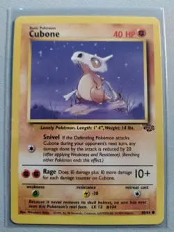 Pokemon TCG Cubone Jungle 50/64 WOTC - NM - Image 1