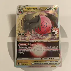 Regidrago VSTAR Play! Pokemon Prize Pack Stamped Card - 136/195 Silver Tempest - Image 1