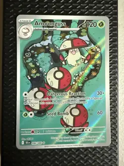 Pokemon TCG Amoonguss 096/086 SV: Black Bolt Pokemon Card - Image 1