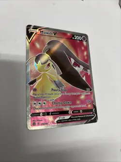 Pokemon Mawile v TCG Full Art Silver Tempest Holo Ultra Rare Card 178/195 - Image 1