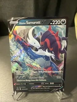 Pokemon TCG Hisuian Samurott V Sword & Shield Swsh239 Holo Promo - Image 1