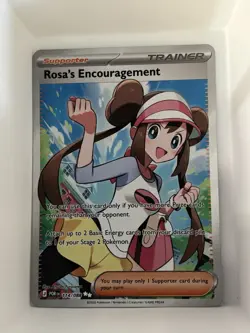 Rosa's Encouragement Pokemon TCG Trainer-Supporter Full Art 114/088 - Image 1