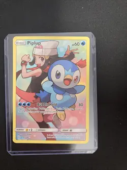 Piplup 239/236 Cosmic Eclipse Secret Rare Pokemon TCG Card. HAS A CREASE - Image 2