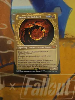 MTG Sauron, the Dark Lord Tales of Middle-earth LOTR Card 0329 - Image 1