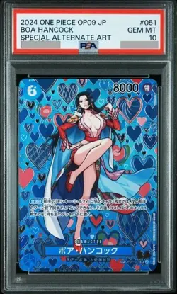 PSA 10 Boa Hancock SP Special Alt Art OP07-051 ONE PIECE Japanese 2024 [OP09] - Image 1