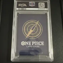 Namco 2025 One Piece CCG Gum-Gum Rain OP02-068 Alt Art Foil Rare PSA 10 - Image 2