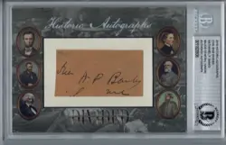 2019 Historic Autographs Civil War Divided Nathaniel P. Banks Major General - Image 1