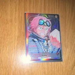 Koby OP11-001 Alt Art Leader One Piece TCG Awakening of the New Era English - Image 1