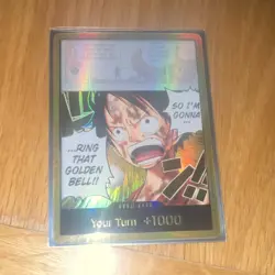 Bandai One Piece CCG Two Legends DON!! Card Monkey D. Luffy Foil English - Image 1