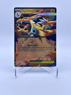 Mega Charizard Y ex 030 NM Pokemon TCG Promo Mega Evolution Promos Textured - Image 1