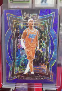 2024-25 Panini Select - Concourse Shai Gilgeous-Alexander Blue Scope Prizm /249 - Image 1