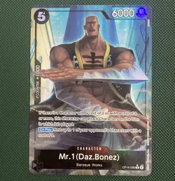 Mr.1 (Daz.Bonez) OP14-090 Alt Art One Piece English - Image 1