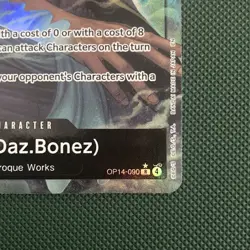 Mr.1 (Daz.Bonez) OP14-090 Alt Art One Piece English - Image 4