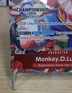 Monkey D Luffy Championship 2024 Celebration Pack ST01-012 - Image 4