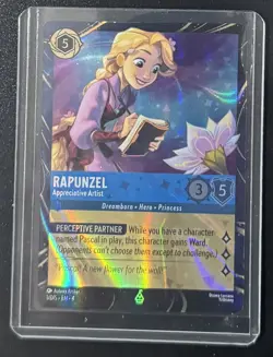 Rapunzel Appreciative Artist 1/DIS EPCOT Arts Festival Promo LP Disney Lorcana - Image 3